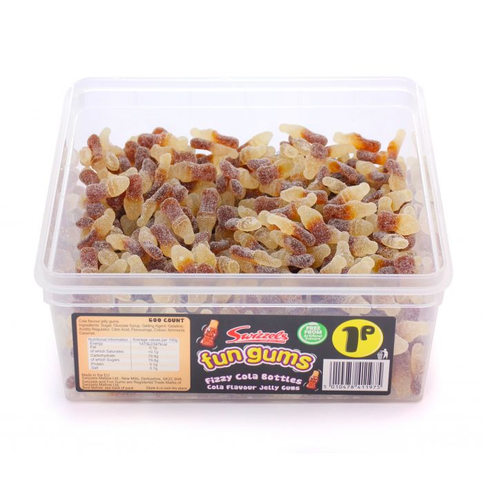 Swizzels Fun Gums Cola Bottles 1p