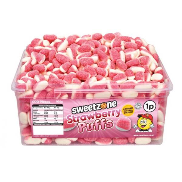Sweetzone Strawberry Puffs 1p