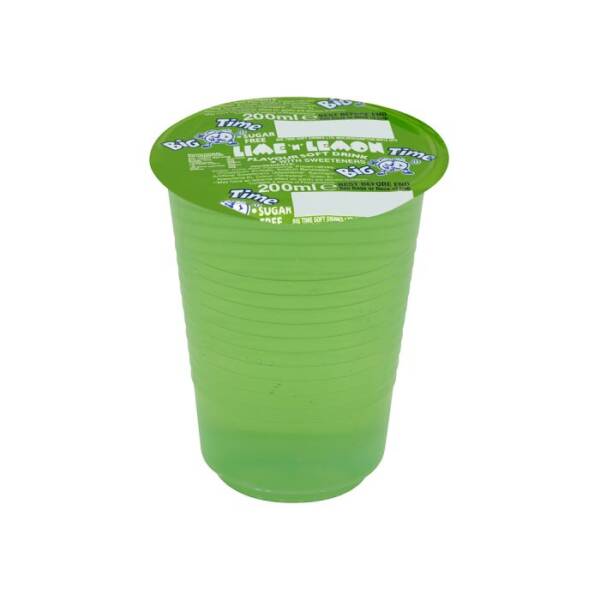 Big Time Lime Cup Drinks 200ml