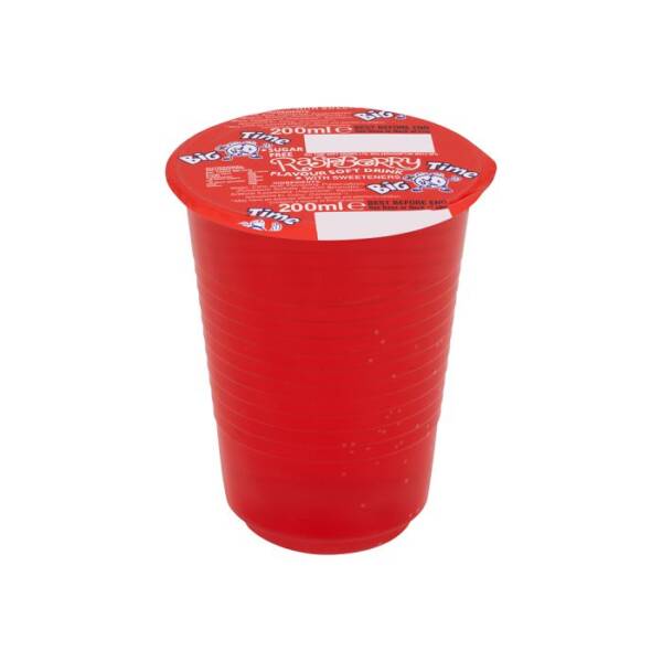 Big Time Raspberry Cup Drinks 200ml