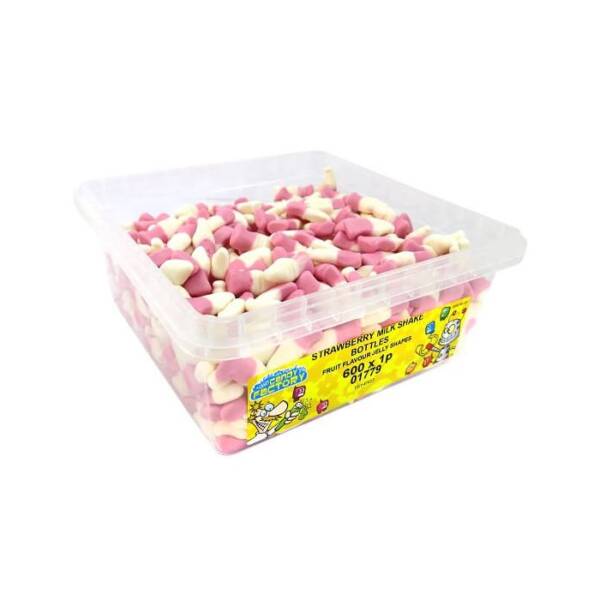 Crazy Candy Factory Strawberry Milkshake Bottles 1p