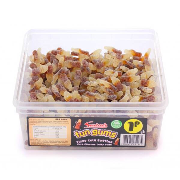 Swizzels Fun Gums Fizzy Cola Bottles 1p