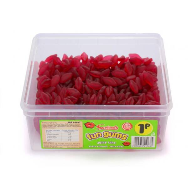 Swizzels Fun Gums Juicy Lips 1p
