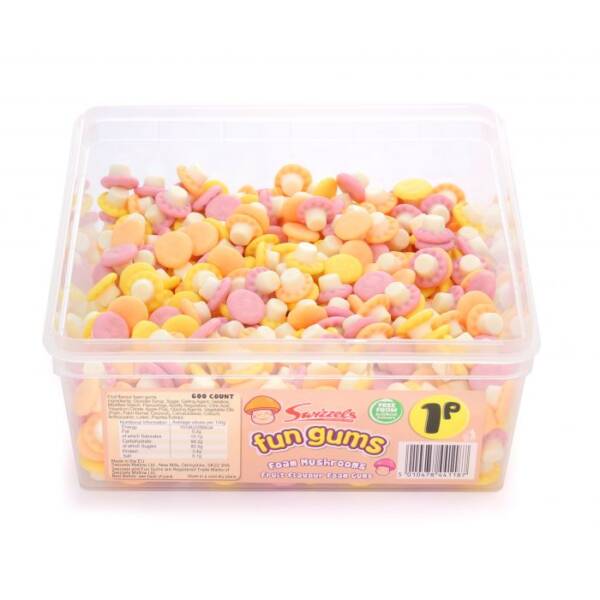 Swizzels Fun Gums Mushroom 1p