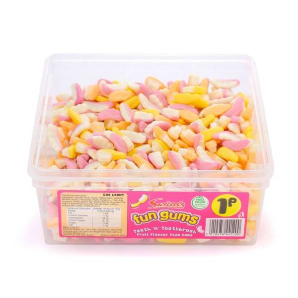 Swizzels Fun Gums Teeth and Toothbrush 1p
