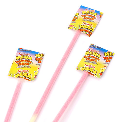 Swizzels Mega Rainbow Dust Straws 8g
